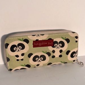 Bungalow 360 Panda Zip Around Wallet